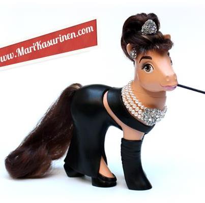 My little Audrey Hepburn